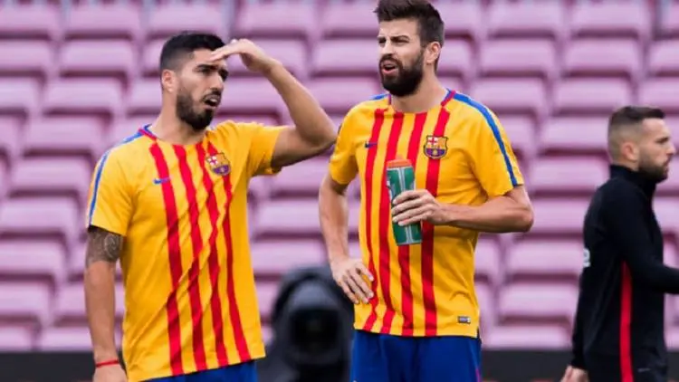 Waduh, Suarez dan Pique Kok Berantem