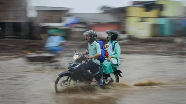 Banjir Landa Permukiman Penduduk di Pangandaran