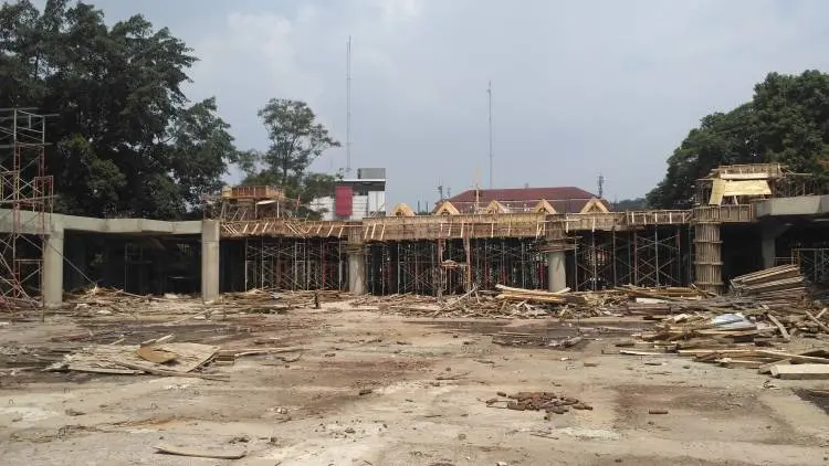 Lantai Dasar Masjid Agung Bogor Sudah Bisa Dipakai Ibadah