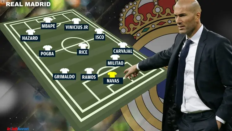 Beginikah Skuat Inti Real Madrid Setelah Zidane Lakukan Overhaul?