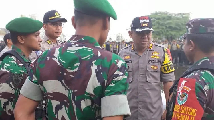 Jelang Pencoblosan, Polisi-TNI Antisipasi Serangan Fajar