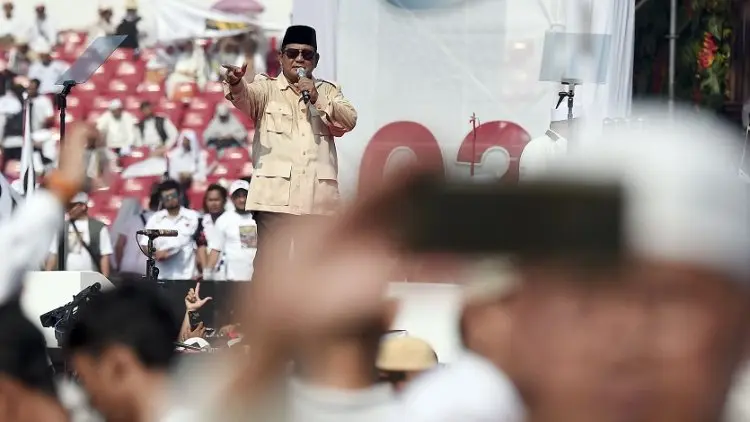 Wah, Prabowo Sebut Ibu Pertiwi Sedang Diperkosa