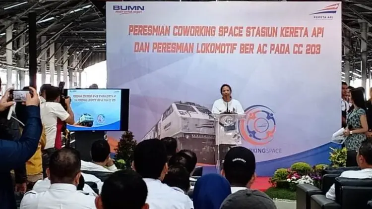 Tingkatkan Pelayanan, KAI Hadirkan Coworking Space dan Loko Ber-AC