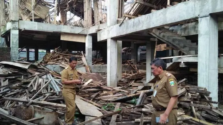 BPKP Jabar Diminta Audit Pembangunan Pasar Leles yang Mangkrak