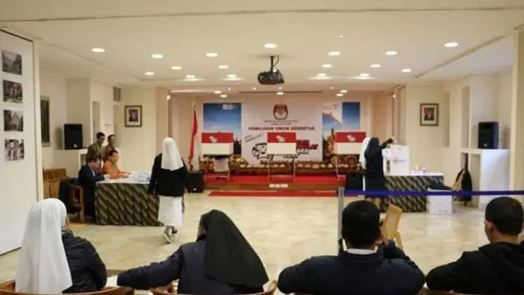 Tingkat Partisipasi Pemilih di TPS Vatikan 90 Persen