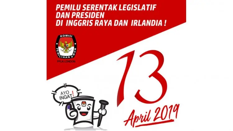 WNI di Inggris dan Irlandia Lakukan Pencoblosan dengan Antusias