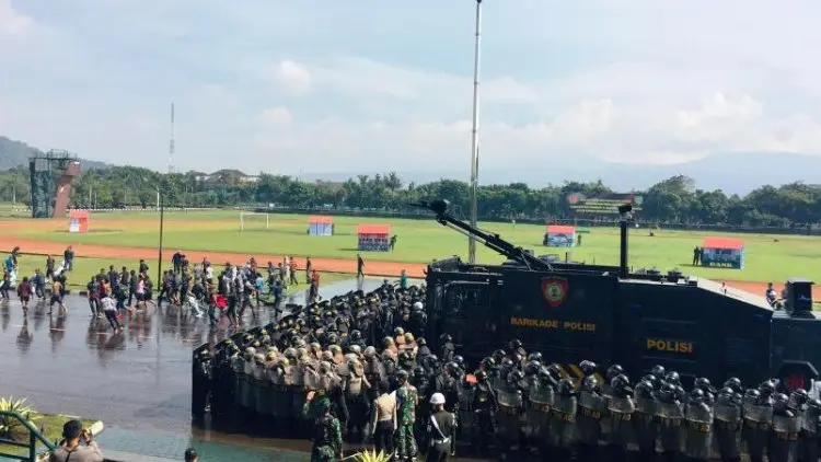 Polisi Tambah Kekuatan Amankan Pemilu di Garut Selatan