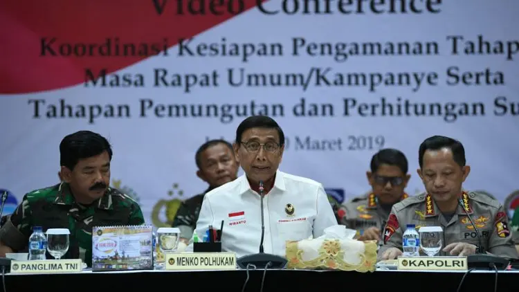 Wiranto Minta Aparat Netralisir Ancaman Jelang Pemilu