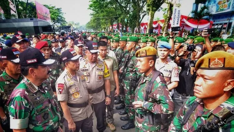 Jelang Pemilu, Panglima TNI dan Kapolri Cek Kesiapan Personel di Bogor