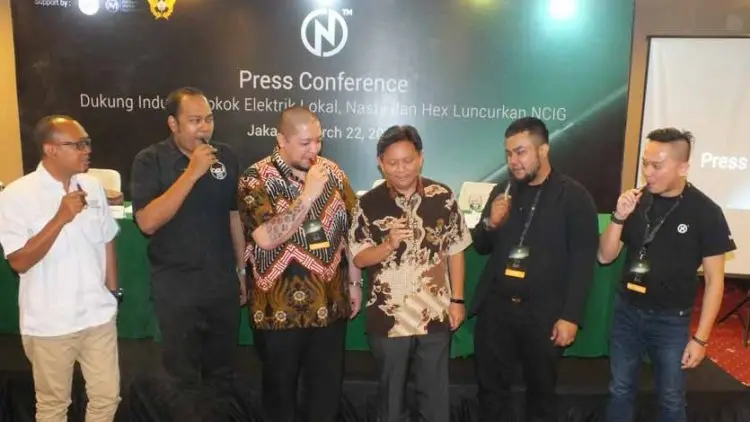 NCIG Indonesia Dukung Industri Rokok Elektrik Lokal