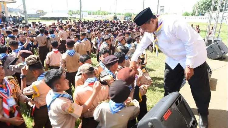 1200 Santri Ikuti Perkemahan Santri Pramuka Nusantara