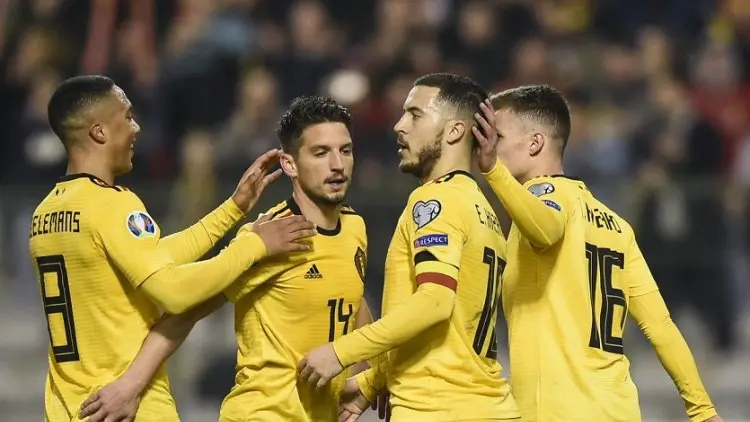 Hazard Gemilang, Belgia 3-1 Rusia