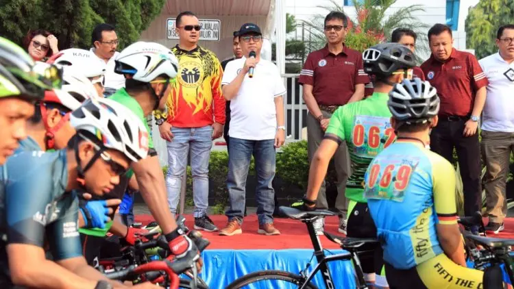 Kemendes PDTT Sosialisasikan BUMDes Lewat Fun Bike