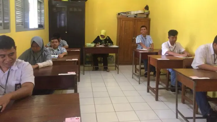 USBN di SLBN A Kota Bandung Berjalan Lancar