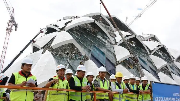 Keren, Seperti Ini Penampakan Masjid Terapung Al-Jabbar