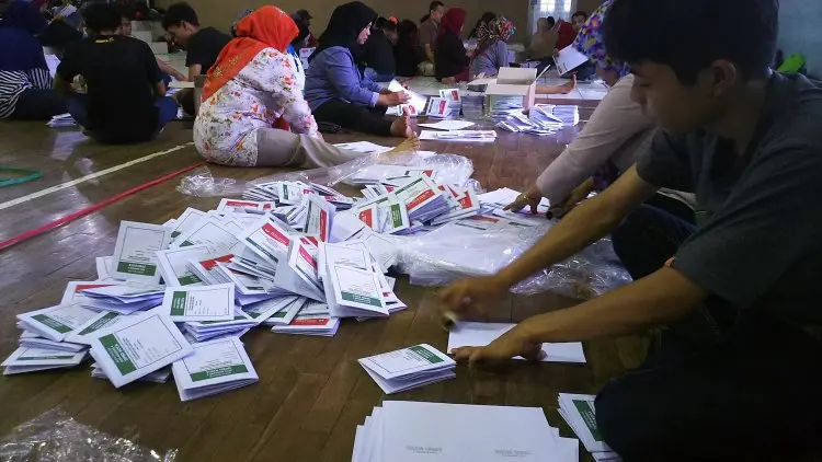 Penyaluran Distribusi Surat Suara Pilpres Molor
