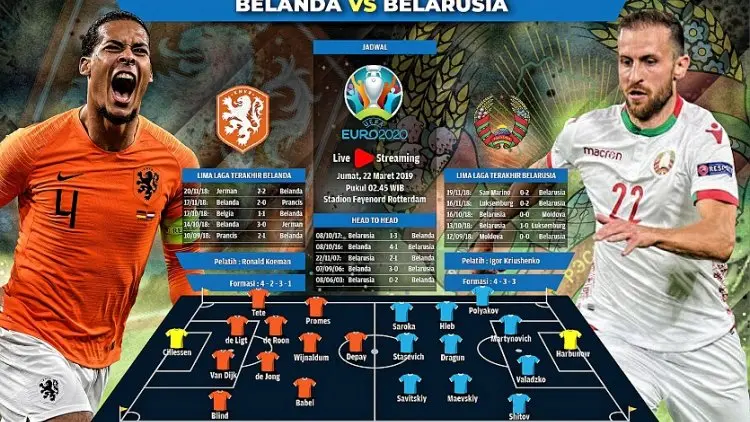 Belanda vs Belarus: Meneer Merajut Mimpi