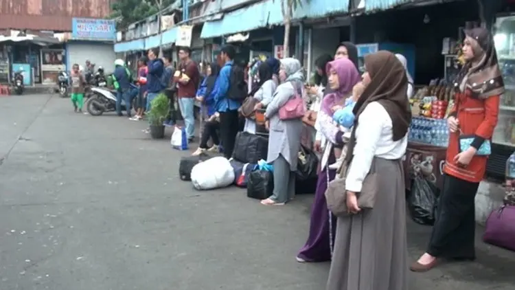 H-1 Pemilu, Ada Lonjakan Penumpang Di Terminal Cicaheum