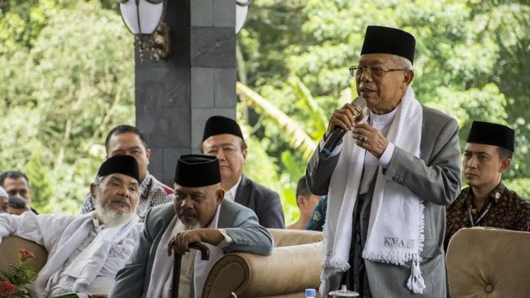 Di Sukabumi, Ma'aruf Amin Jelaskan 'Infrastruktur Langit'