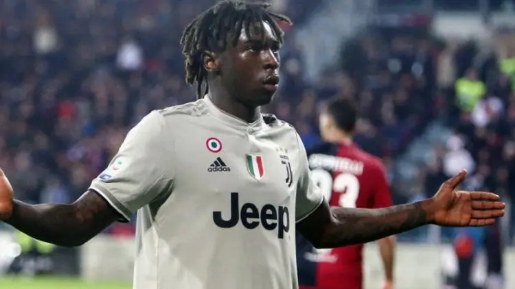 Selebrasi Kean Memancing Teriakan Rasis Fans Cagliari