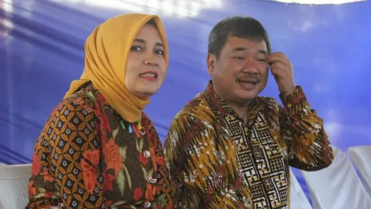 Bupati Garut Kader Gerindra Coblos Istrinya Caleg Nasdem