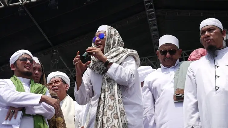 Habib Bahar Nyoblos di Rutan Polda Jabar
