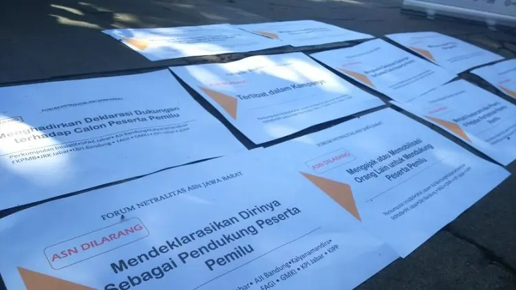 Lurah, ASN, dan Dosen di Bandung Dilaporkan karena Kampanye
