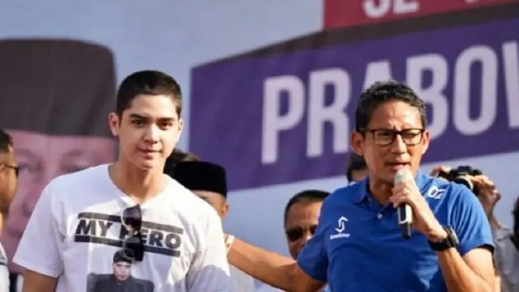 Ketika Sandiaga Peluk Al Putra Ahmad Dhani