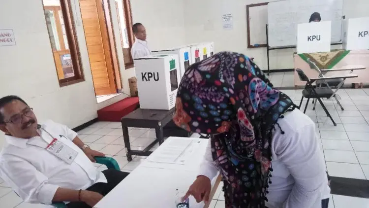 Pemungutan Suara di Sejumlah TPS di Garut Sempat Tertunda