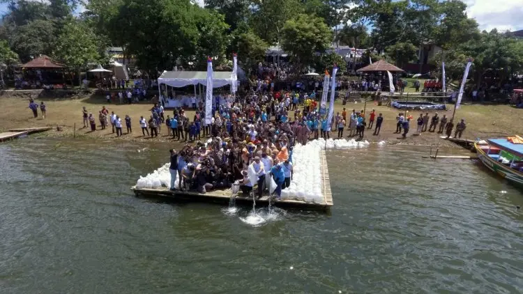Pencanangan 100 Embung Juara di Peringatan Hari Air Sedunia