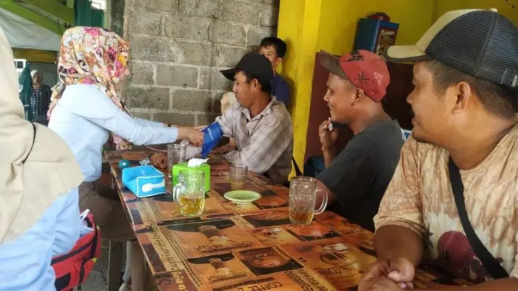 Di Pakansari, Pendukung Yakin Prabowo Menang di Hari Pemilihan