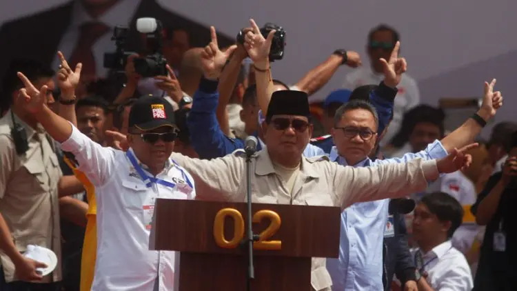 Kobarkan Semangat, Prabowo Baca Puisi Karawang Bekasi