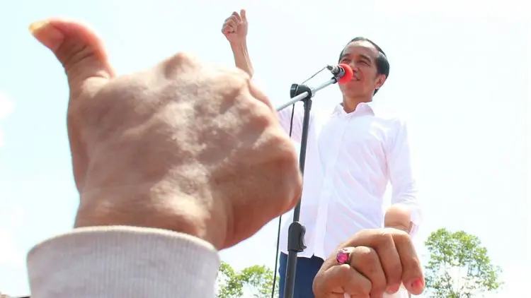 Ada Dua Jari di Kampanye Jokowi Kalbar, Hanura Kebakaran Jenggot