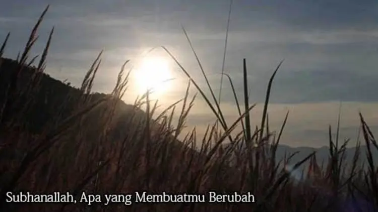 Subhanallah, Apa yang Membuatmu Berubah?