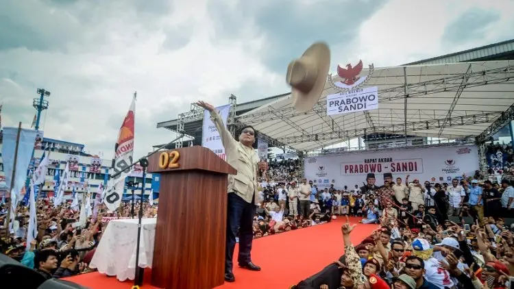 Di Karawang, Prabowo Juga Disambut 'Lautan Manusia'