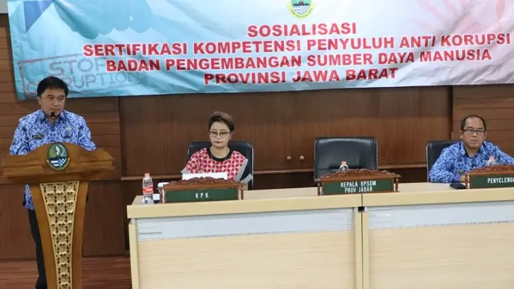 BPSDM Jabar Siapkan ASN Penyuluh Antikorupsi Kompeten