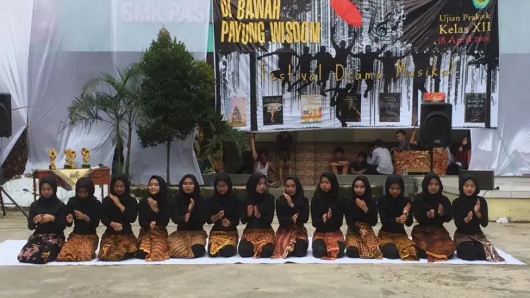 Ujian Sekolah Drama Kolosal di SMK Pasundan 4 Bandung