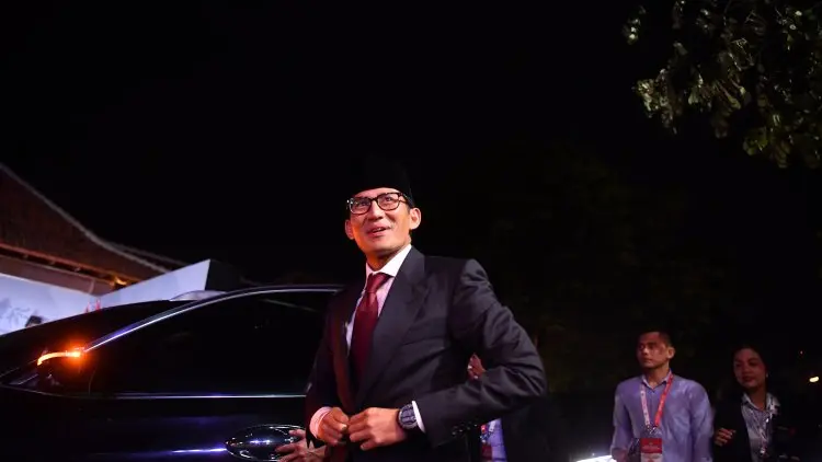 Kondisi Sandiaga, Cegukan Terus hingga Suara Hilang