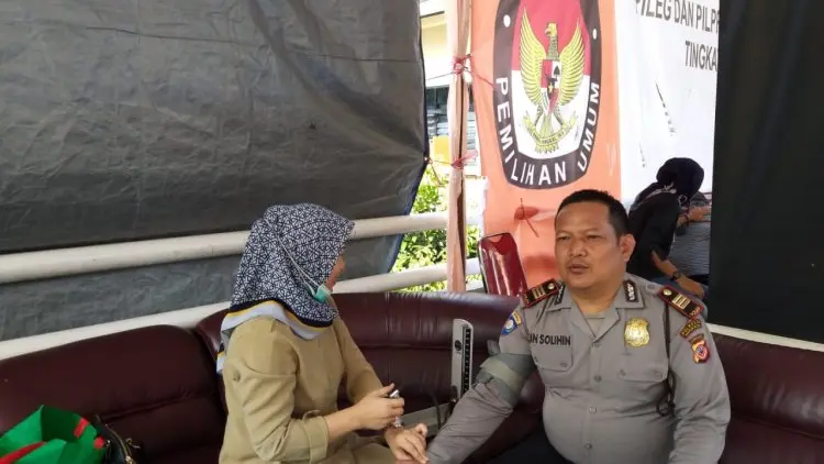 Di Bogor Selatan, Petugas KPPS Diperiksa Kesehatannya Setiap Pagi