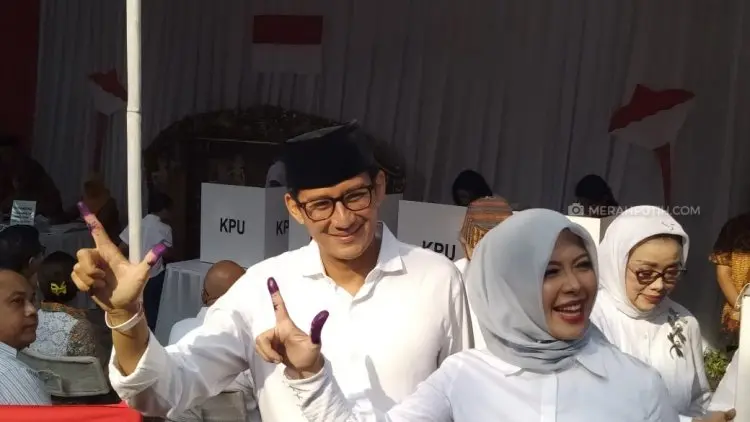 Sandiaga Uno Berpesan Jaga Kesehatan Bagi Petugas Pemilu