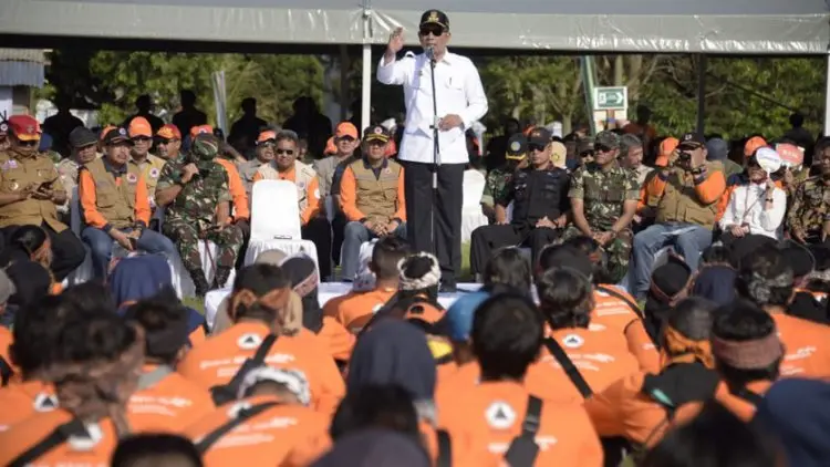 Kukuhkan Relawan Bencana, Tiga Daerah Rawan Jadi Fokus
