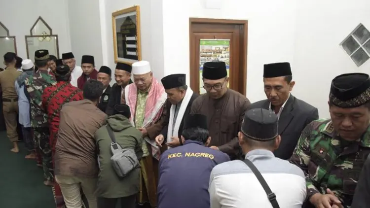 Assalamualaikum, Emil Sapa Warga Nagreg di Masjid Al-Muhajirin