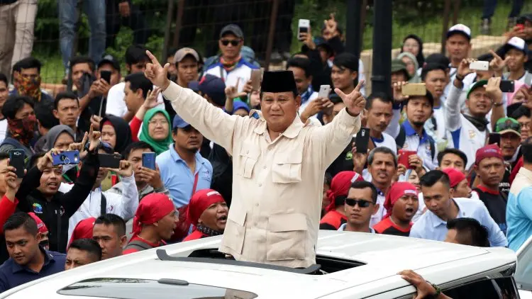 Prabowo Diteriaki Buruh 'Presiden Indonesia Kita'