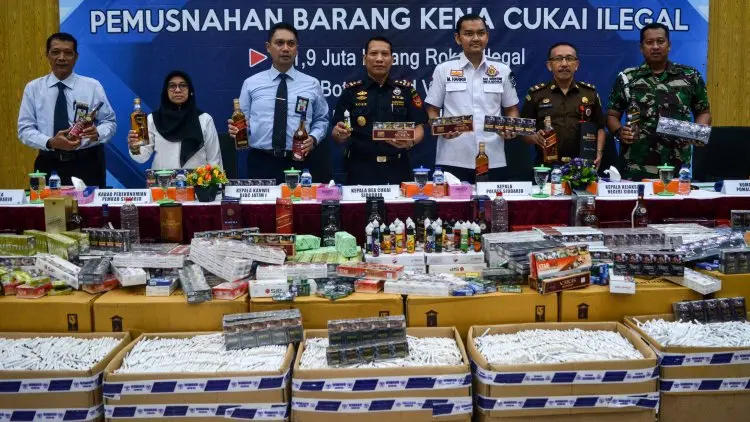 Bea Cukai Kian Gencar Tindak Rokok Ilegal