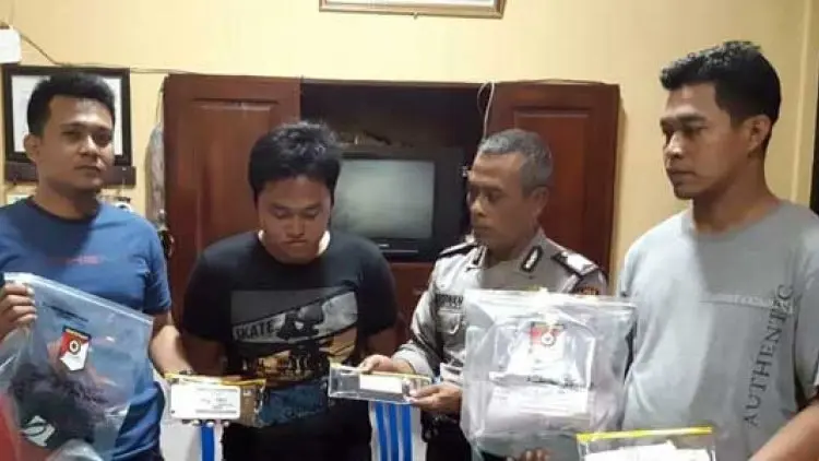 Topi Tertinggal, Jambret Diamankan