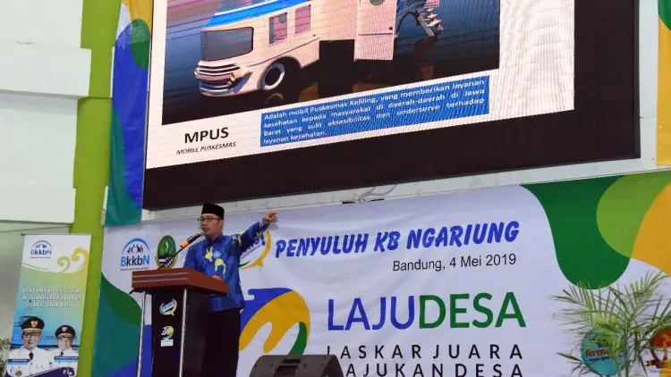 Gubernur Kukuhkan Puluhan Ribu Laskar Sukseskan Program Jabar