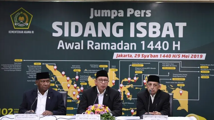 Hasil Isbat, Awal Puasa Ramadan Senin 6 Mei