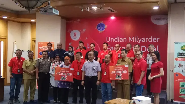 Apresiasi Pelanggan Telkom Sebar Rp150 Juta