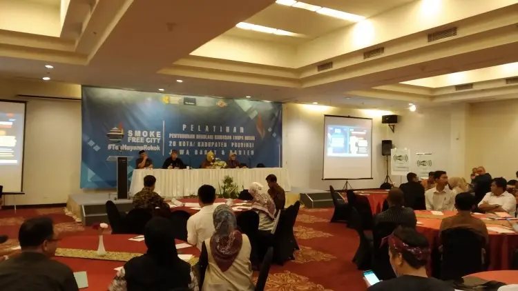 Kemenkes Berikan Pelatihan Kebijakan Regulasi KTR