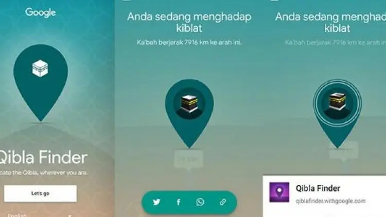 Google Search Punya Fitur Petunjuk Arah Kiblat